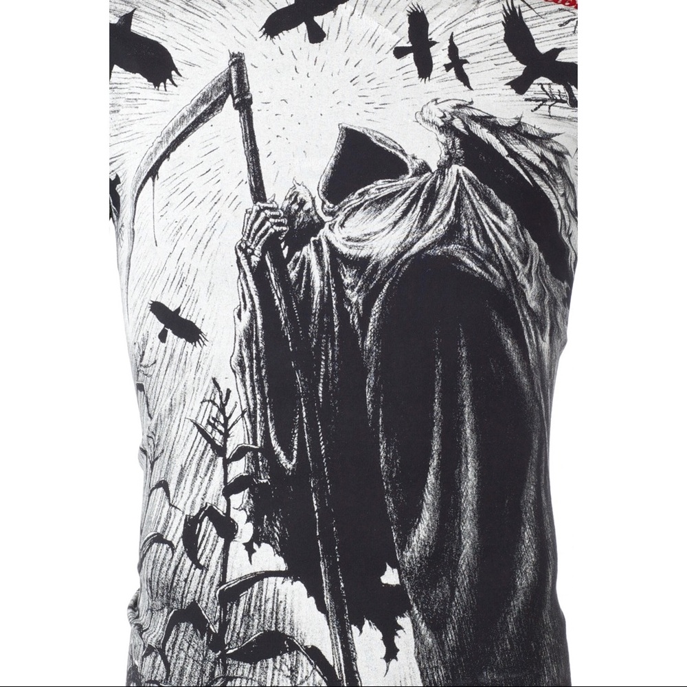 AFFLICTION Men's T-Shirt CORN REAPER - Picture 5 of 8